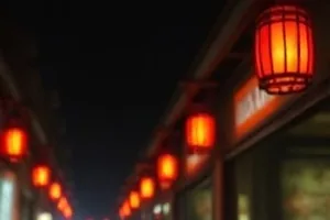 雨夜码头长镜头画面，影像解析主视觉