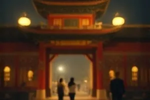 《灯塔守夜人》夜间灯塔光束扫过海面
