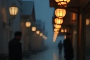 《十二月的信使》雪天自行车送信身影